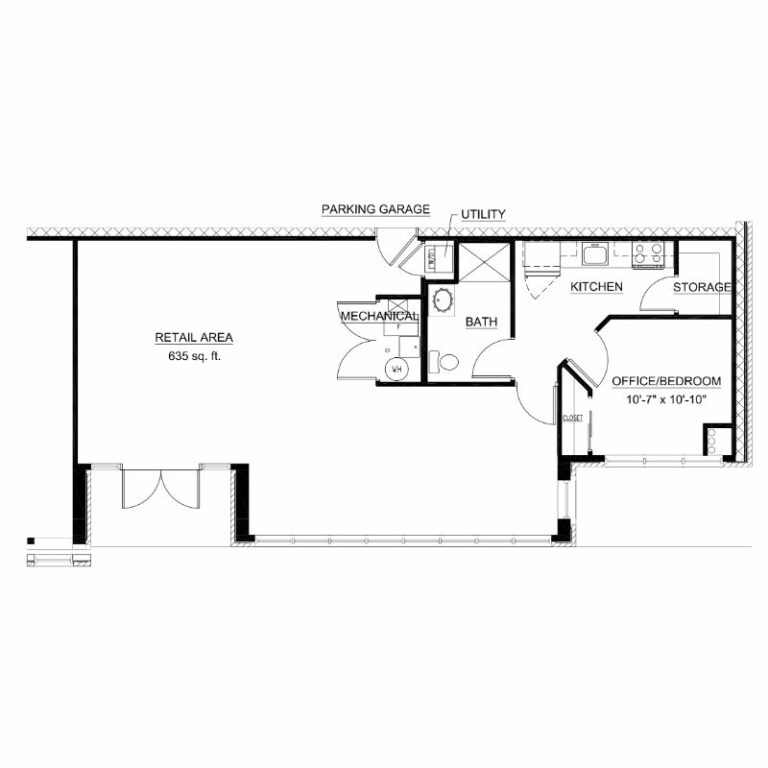 Live - Work Floor Plan 101